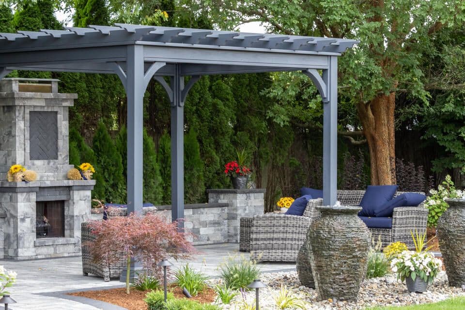pergola-ideas-pergola-covering-a-fireplace-and-seating-area